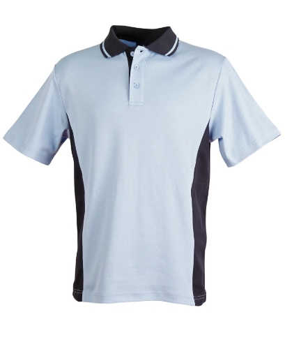 Picture of Winning Spirit, Mens TrueDry Contrast S/S Polo